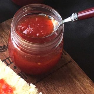 Sweet Spicy and Tangy Red Pepper Jelly