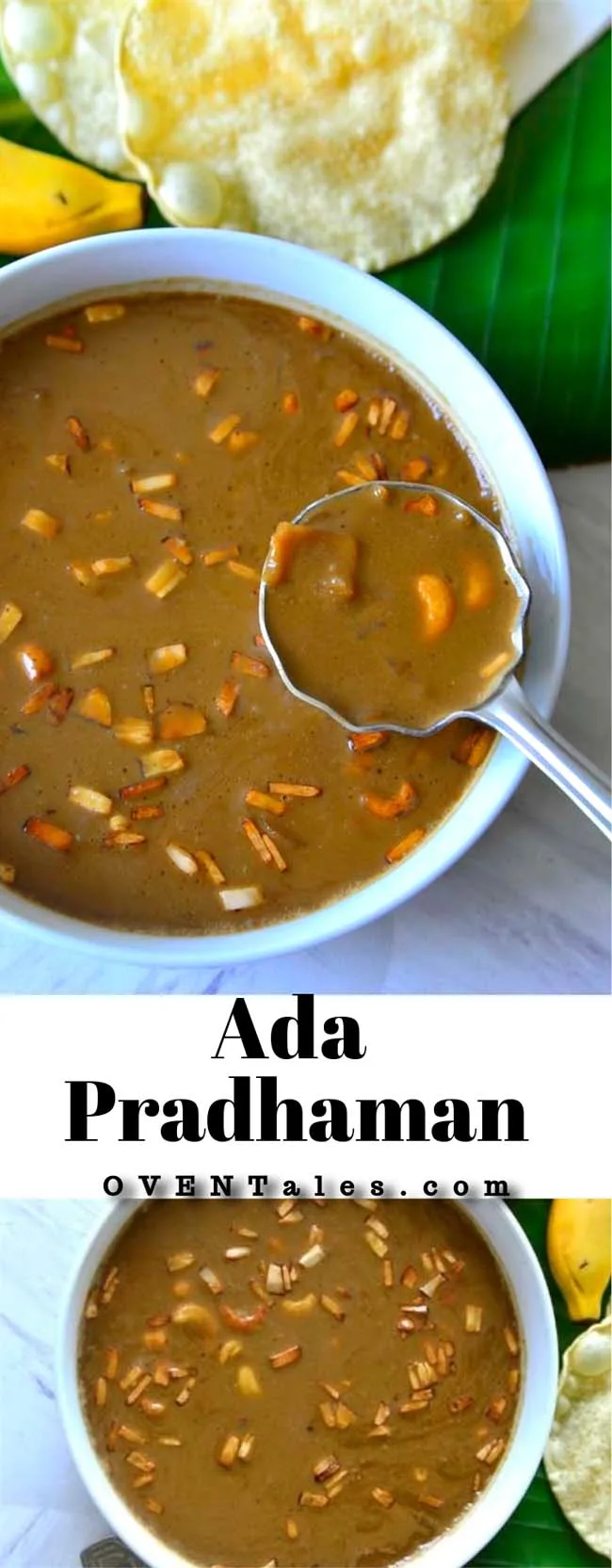 Ada Pradhaman - Dairy free and gluten free kheer from Kerala