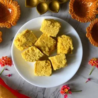 Seven Cups Burfi - Indian fudge made with chickpea flour