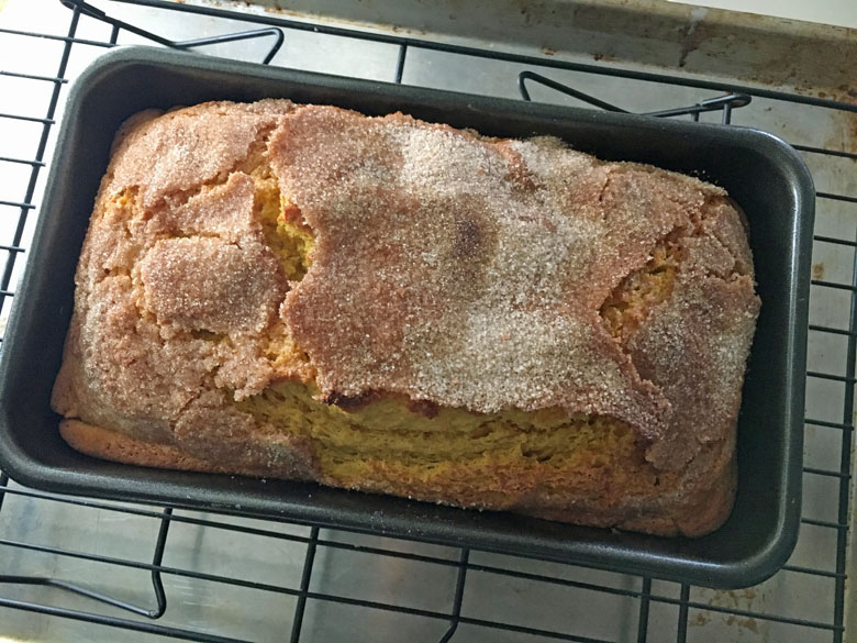 Pumpkin Loaf Right Out of the oven
