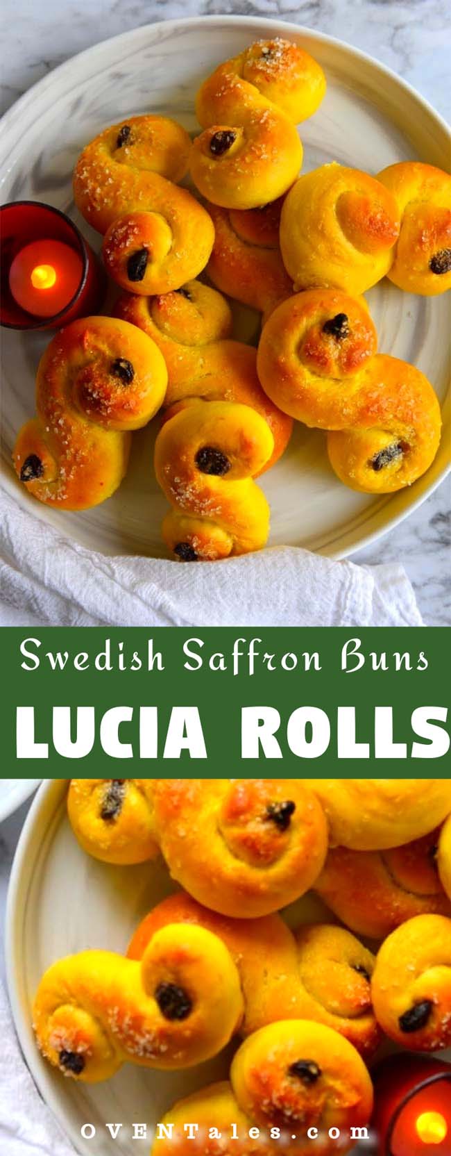 St. Lucia Buns , Lessekatter ot Lucia rolls - the swedish saffron buns