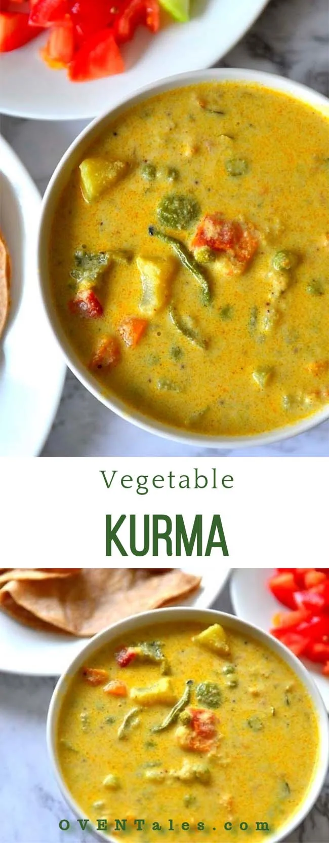 south Indian style vegan mix veg kurma