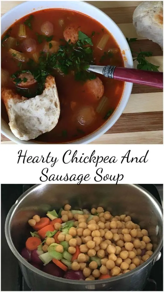 Chickpea Sausage Soup