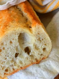 Fresh Baguette from the home oven - just like from an artisan bakery