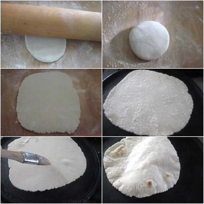 Making Jowar Roti 