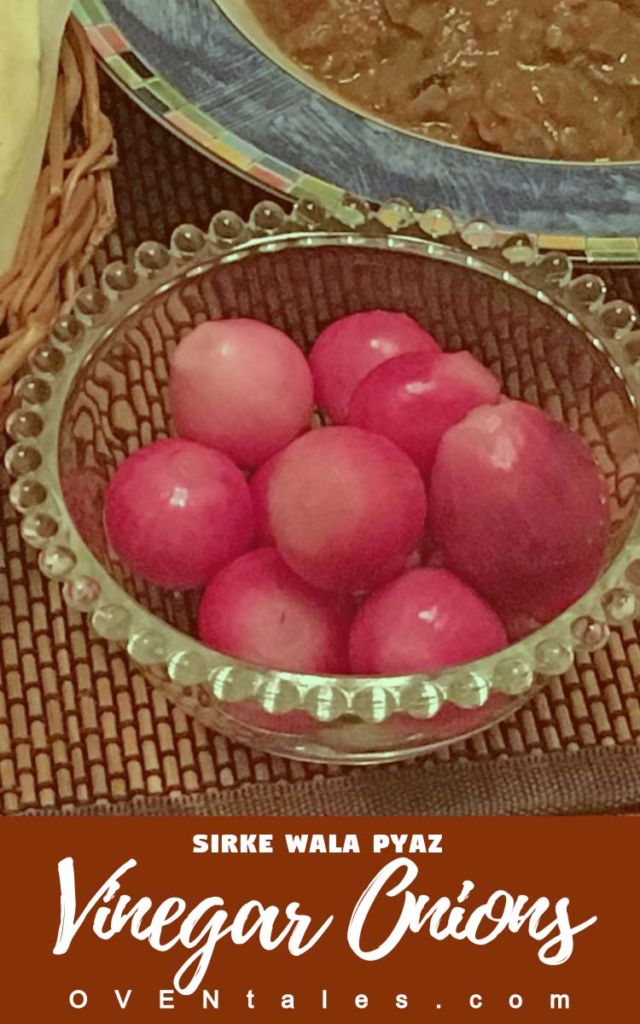 Vinegar Onions - sirke wala pyaz