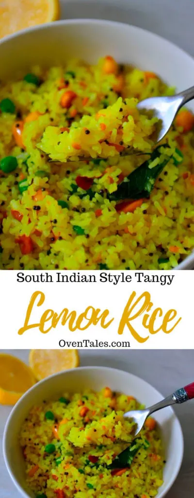 South Indian Style Lemon Rice