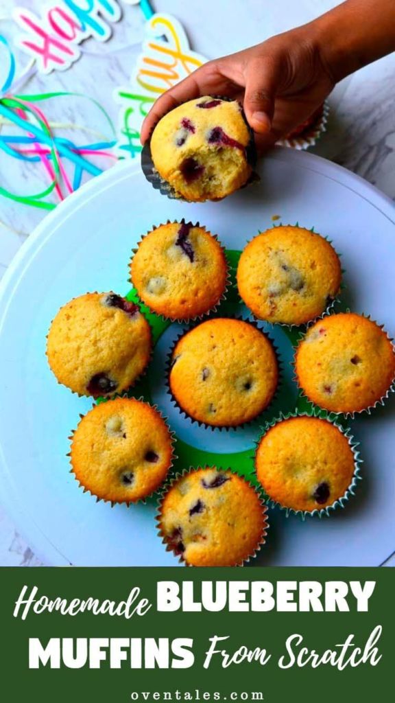 Home Made Blue berry Muffins from Scratch