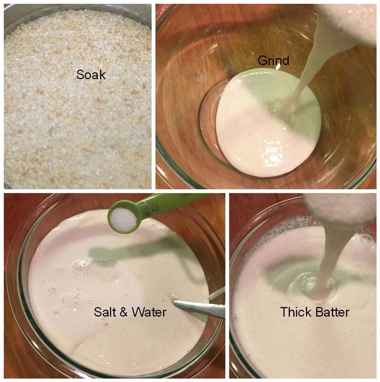 How to make the batter for plain Dosa