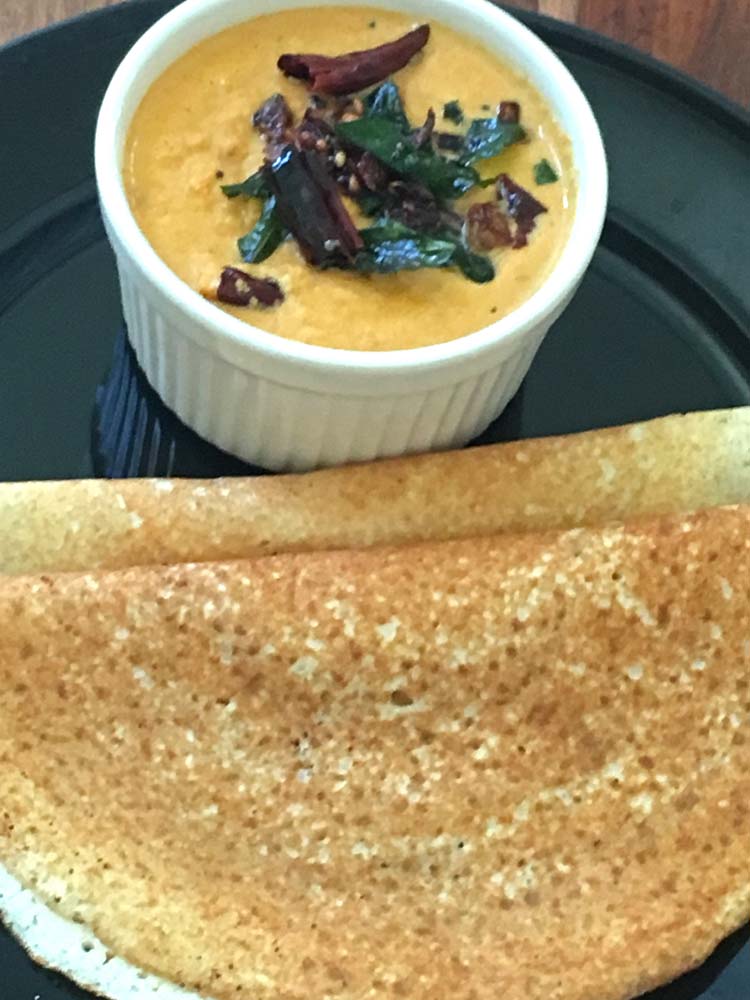 Plain Dosa - The south Indian savory crepes made with Rice and Lentil