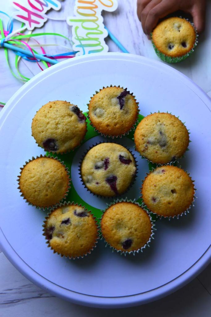 Home Made Blue berry Muffins from Scratch
