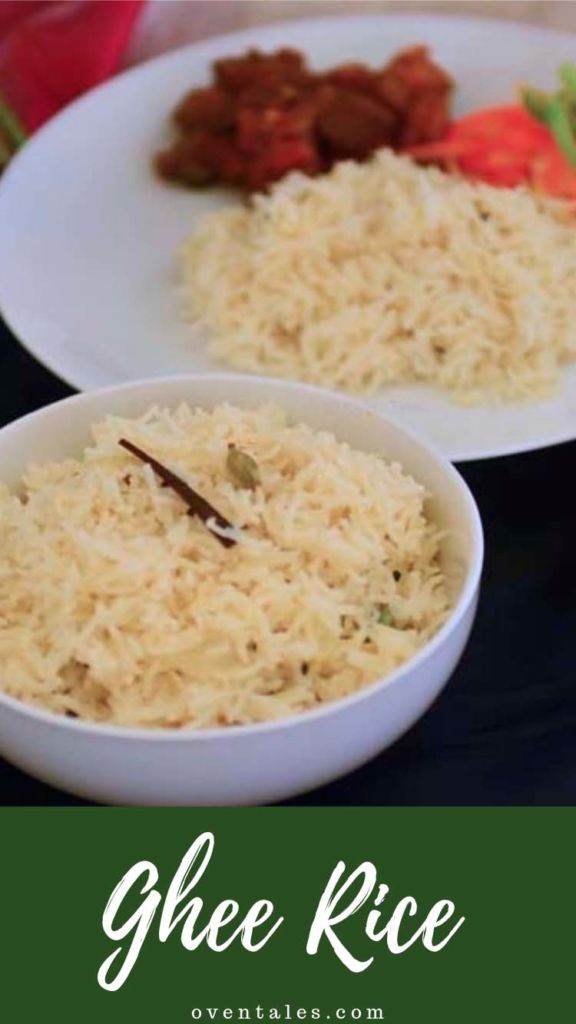 Ghee Rice - Delicately flavored aromatic rice
