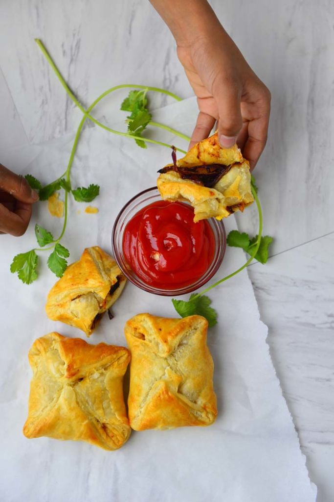 Egg Puffs - South Indian Spiced Egg Pastry