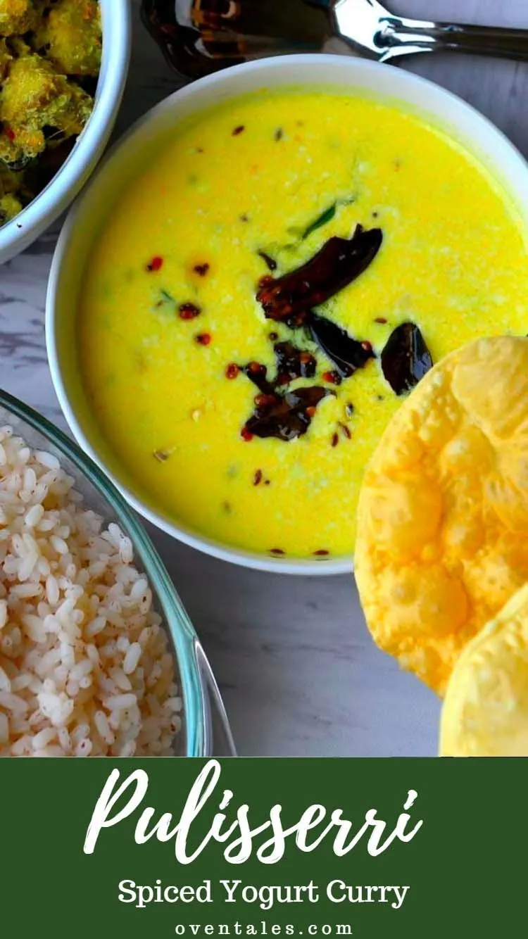 Pulisseri - Spiced Yogurt Curry served in Kerala Sadya