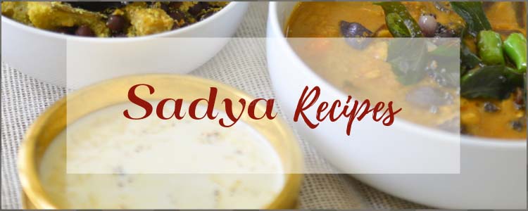 A collection of Kerala Sadya Recipes from Oventales.com