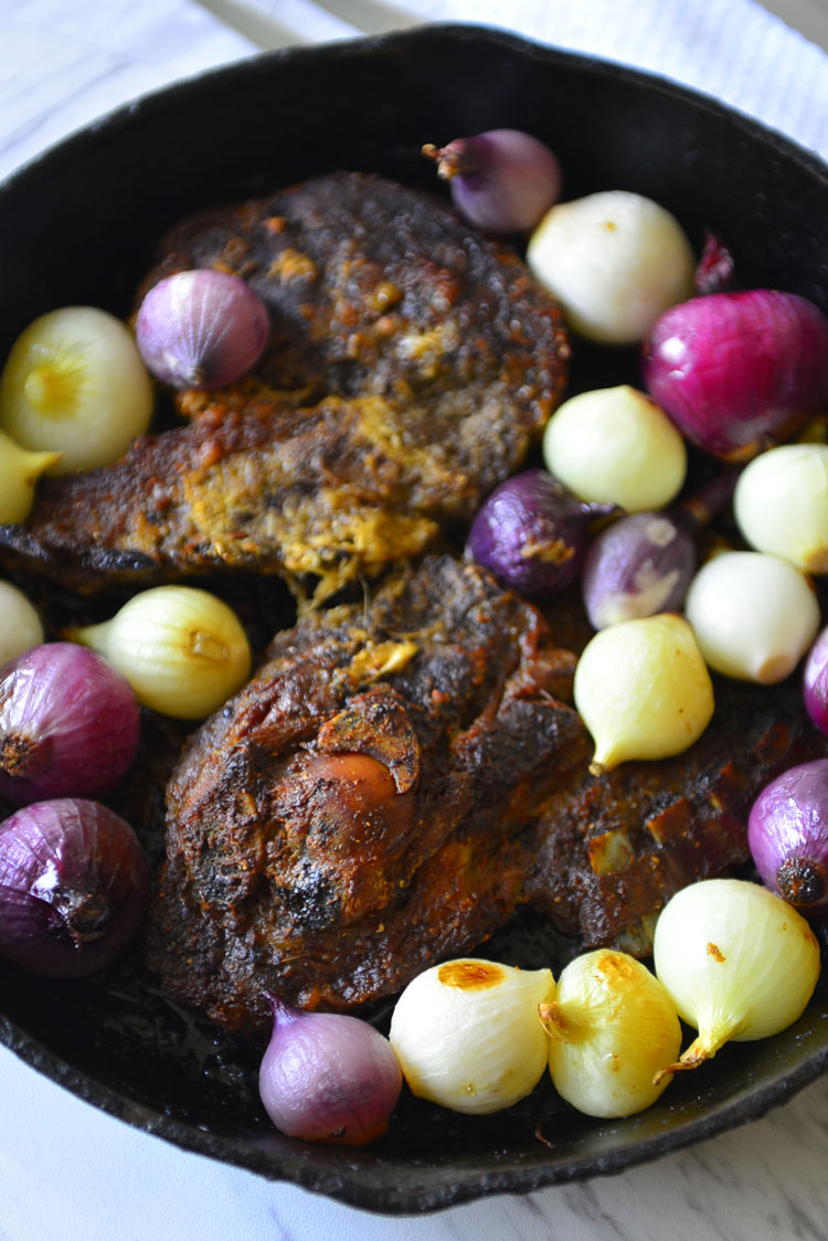 Roast Lamb With Indian Spices