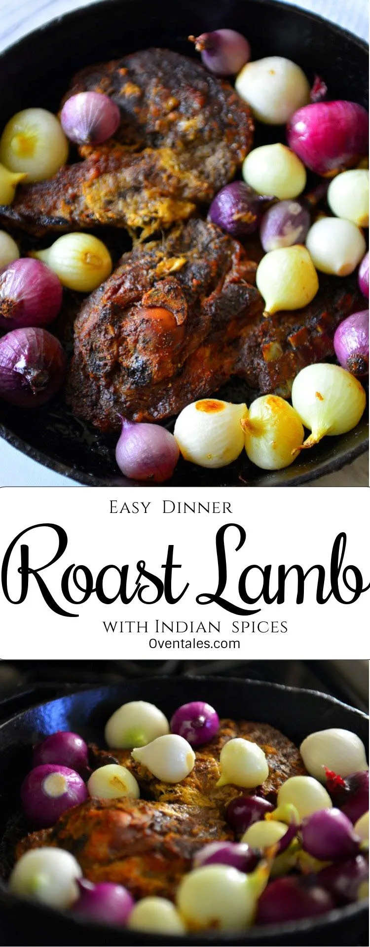 Roast lamb With Indian Spices