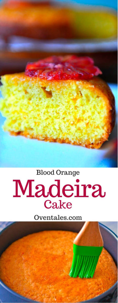Blood Orange Madeira Cake