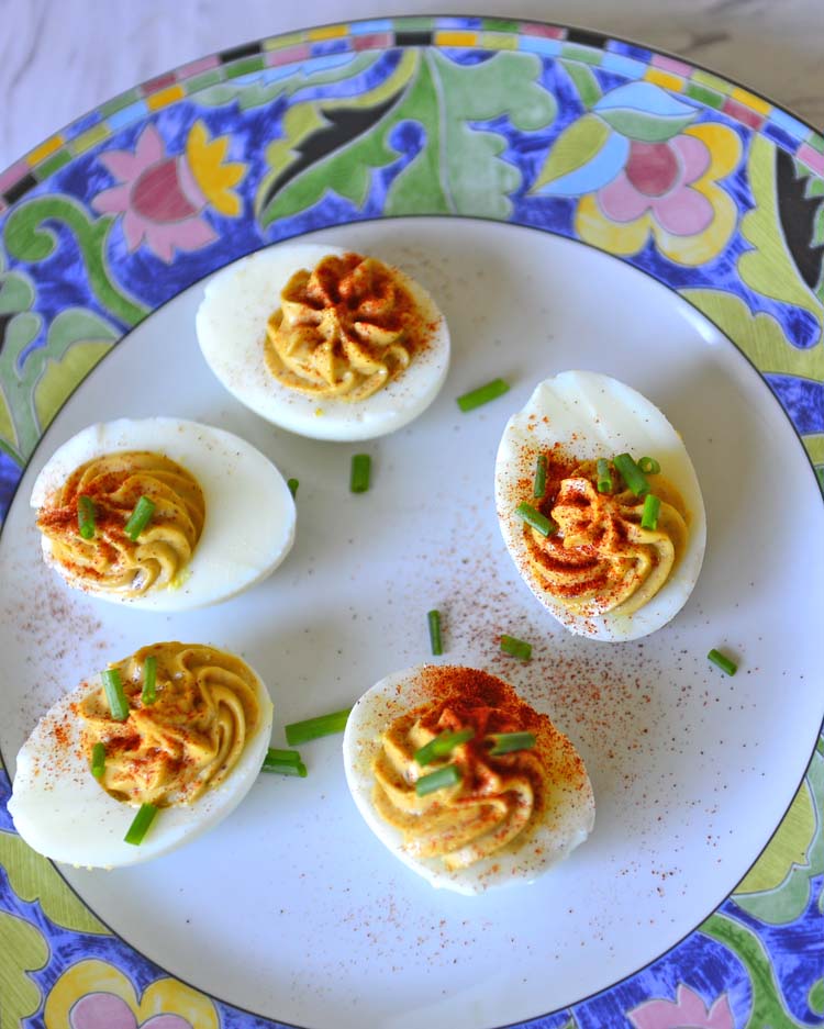 Kicked Up Deviled Eggs