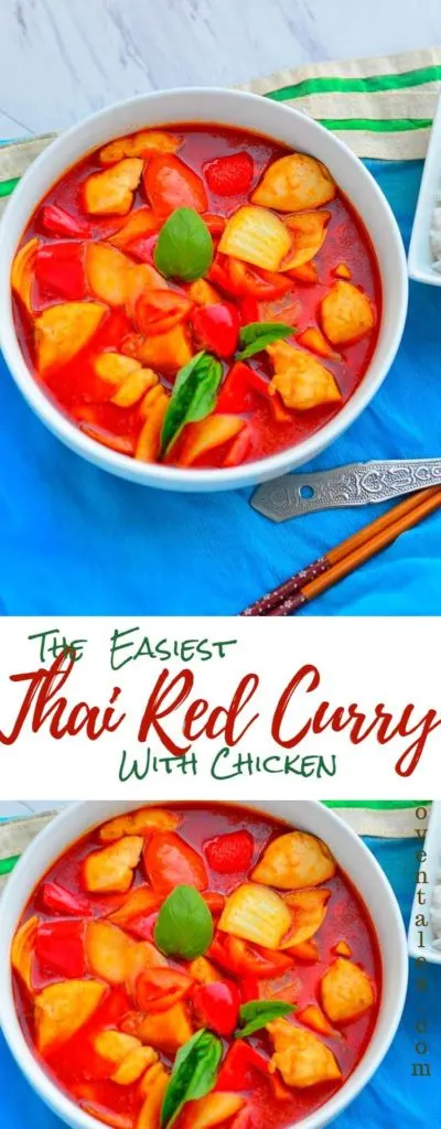 Easy Thai Red Curry With Chicken