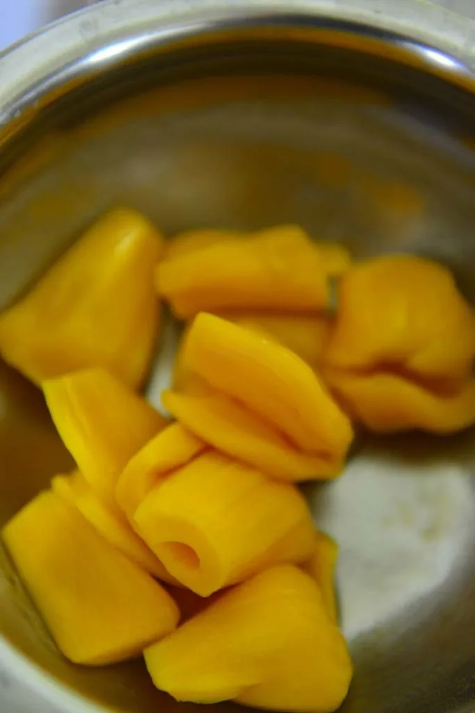Cleaned Jackfruit petals - ready to eat