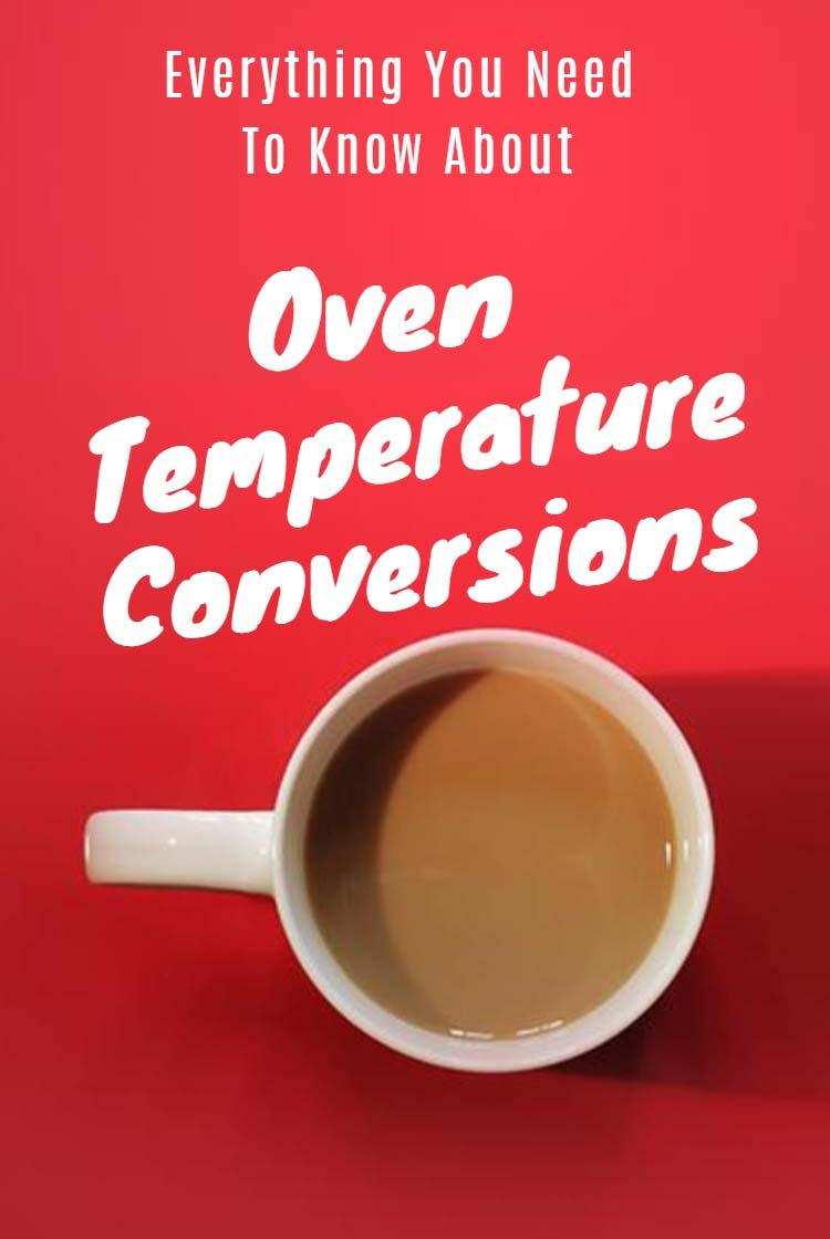 Oven Temperature Conversions - Fahrenheit, Celsius, Gas Mark  Oven  temperature conversion, Temperature conversion chart, Cooking measurements