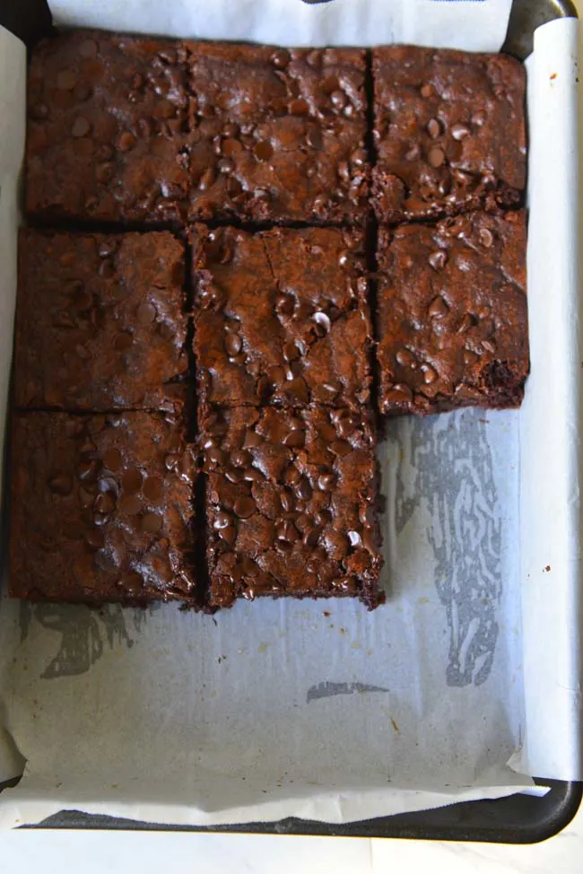 Moist Double Chocolate Brownie With Coconut Oil