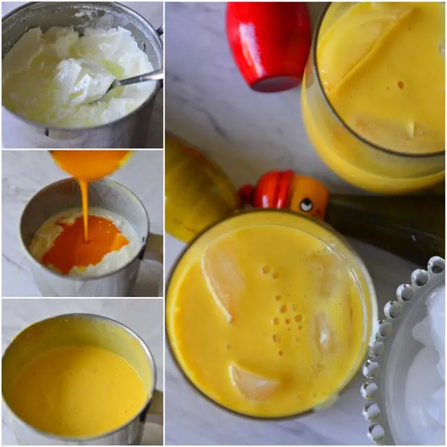 Making Mango Lassi