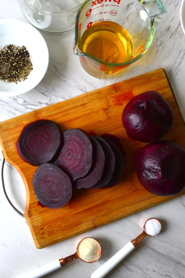Pickled Beets - All the ingredients needed to pickle the beets
