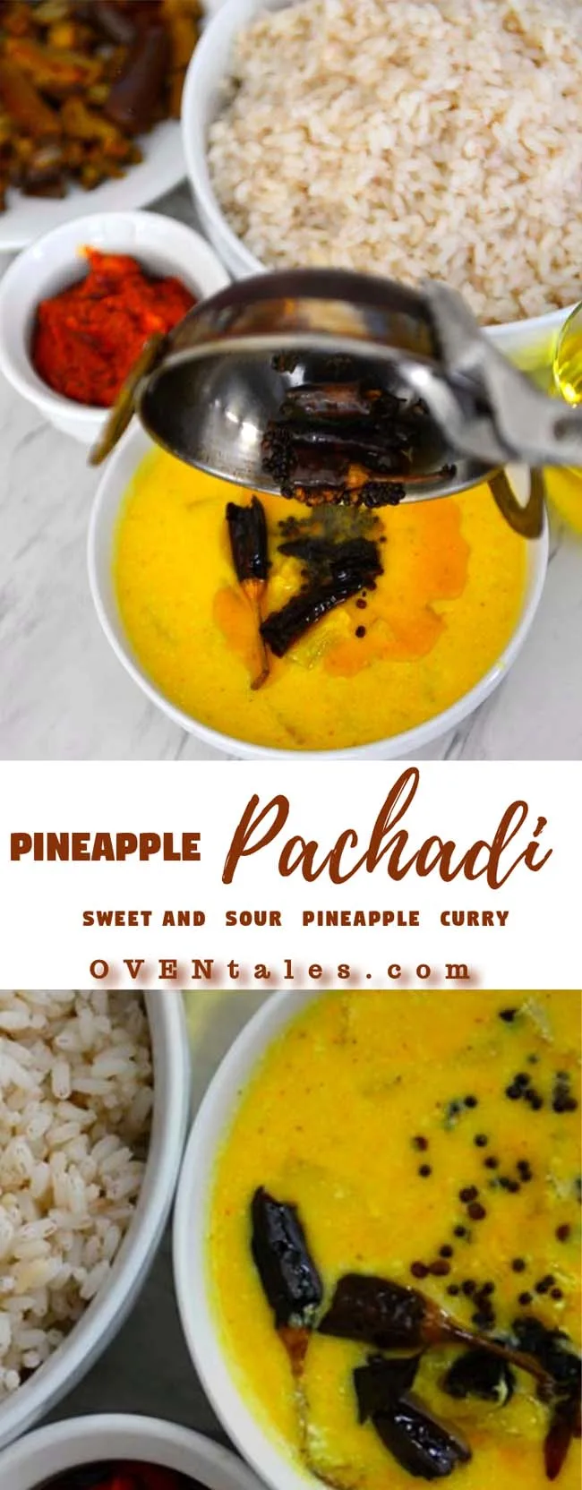 Pineapple or Kaithachakka pachadi