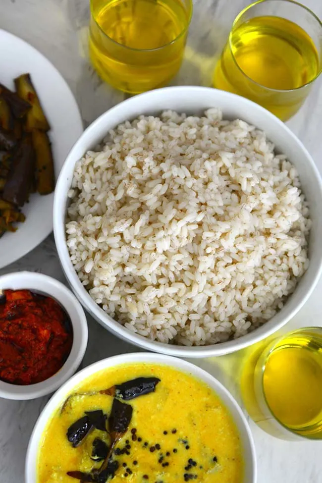 A Vegetarian Kerala Meal