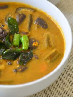The Onam Special Sambar - Varutahracha Sambar with roasted fresh spices