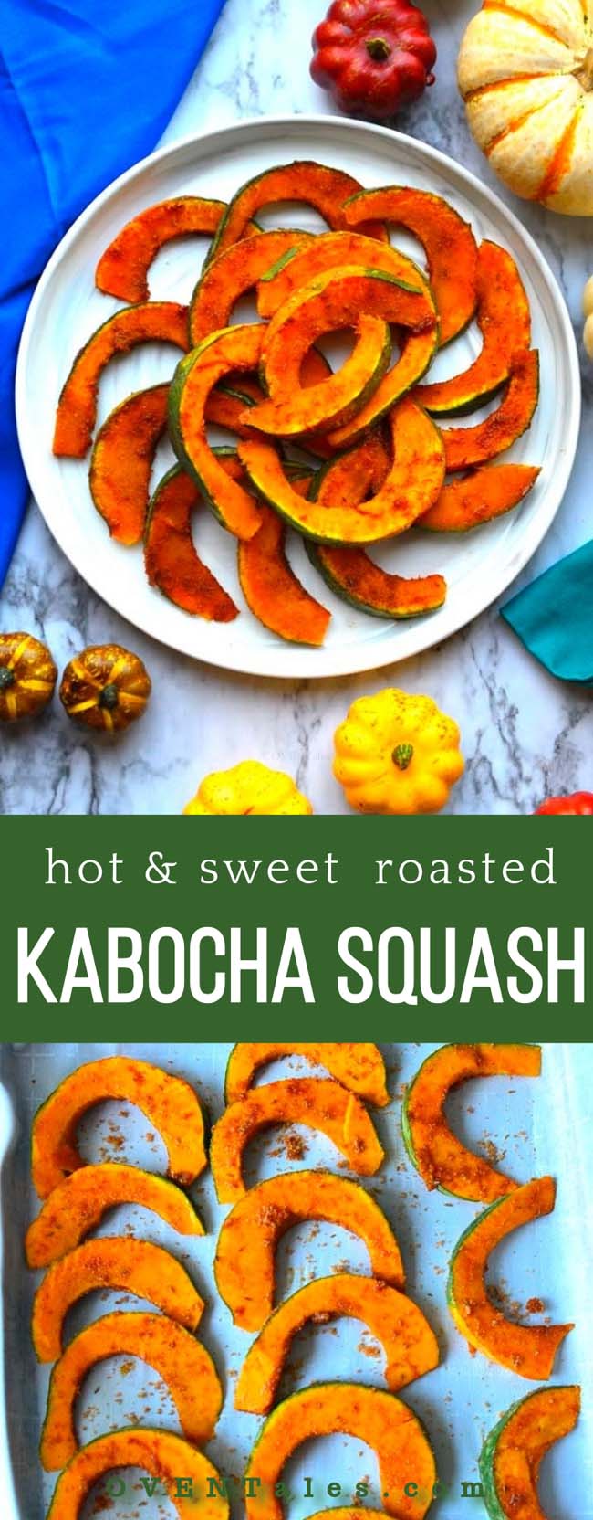 Hot And Sweet Roasted Kabocha squash