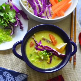 Coconut curry Soup - easy one pot meal that is versatile enough from carnivores to vegans !