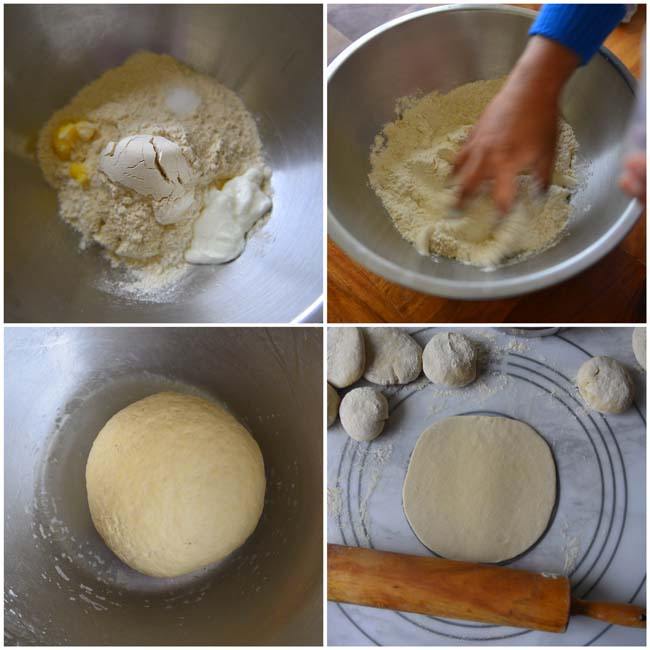 Making easy flatbread