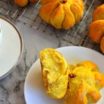 Pumpkin roll with butter slathered on it - image for pinterest